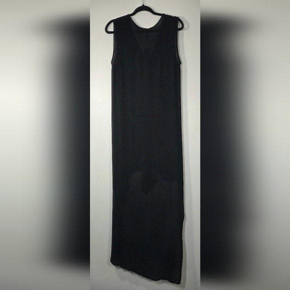 BCBGMAXAZRIA TARA CASCADE RUFFLE SHIFT DRESS. - Picture 4 of 7